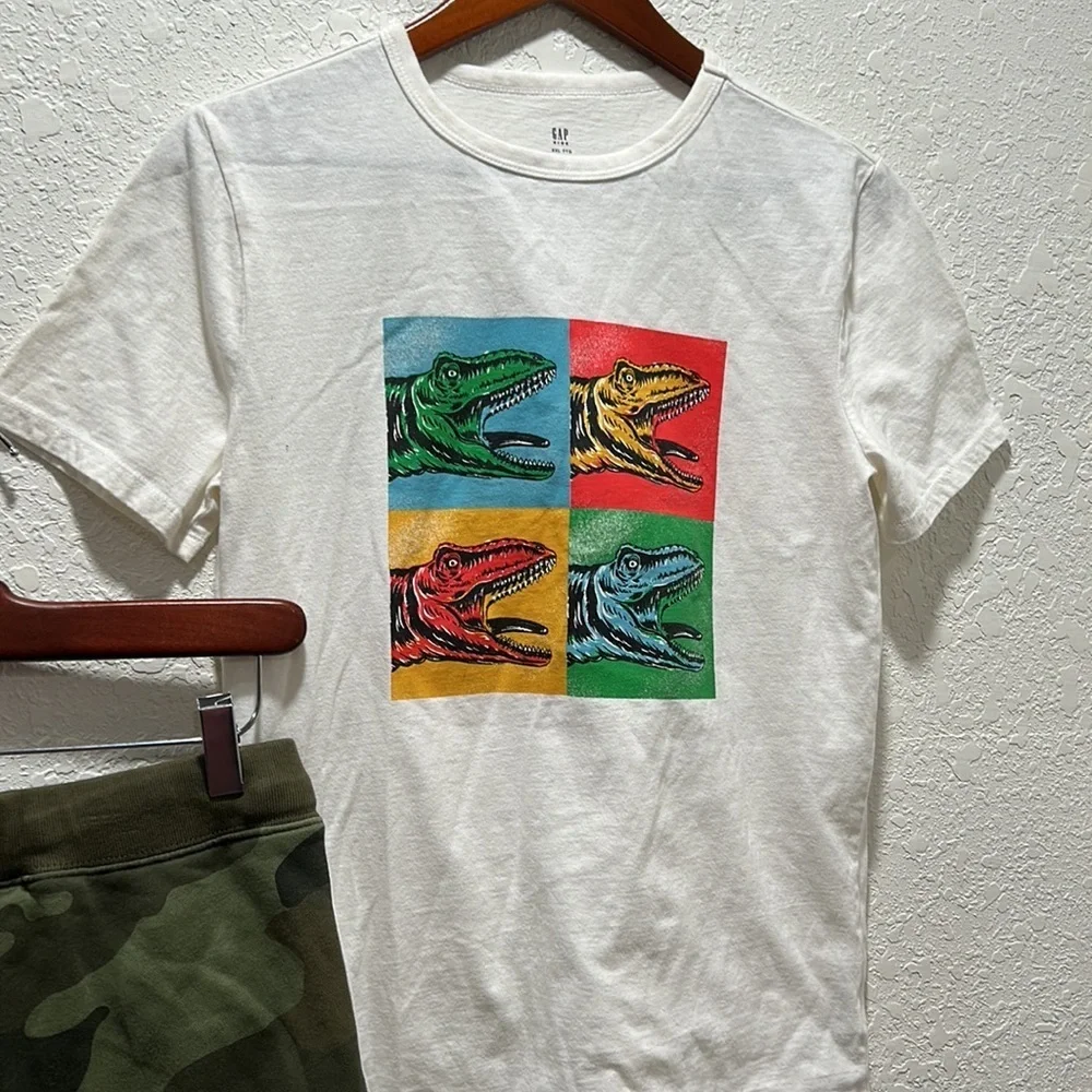 GAP kids white and green boys SET size XXL GUC